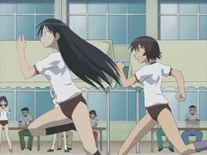 Episódio 6 - Equação para a Vitória / Sakaki da Classe 3, Kagura da Classe 5 / Vitória Esmagadora / Eba! / Dançando no Grand Finale - Azumanga Daioh
