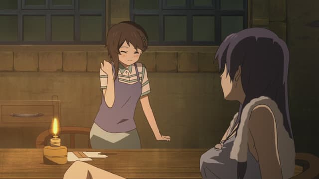 Episódio 6 - Dia de folga de Kanata - trança de cabelo - Sound of the Sky OVA