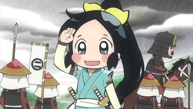 Episódio 7 - No centro de Okehazama, Yoshimoto grita - Ninja Girl & Samurai Master 2nd 