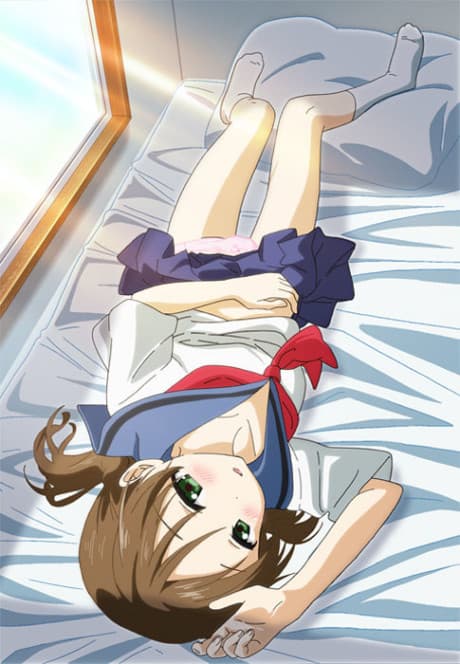 Pôster oficial do anime Oyasumi Sex em português