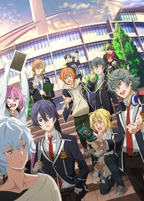 Pôster oficial do anime Actors: Songs Connection em português