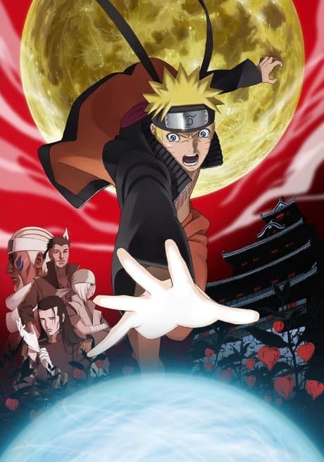Pôster oficial do anime Naruto Shippuden O Filme: Prisão de Sangue em português