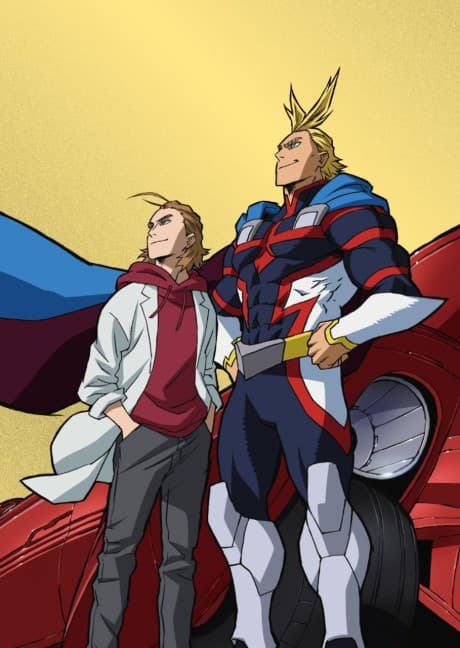 Pôster oficial do anime My Hero Academia the Movie: Two Heroes Specials em português