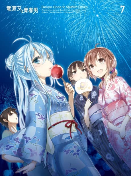 Pôster oficial do anime Ground Control to Psychoelectric Girl: The Nighttime Sun em português
