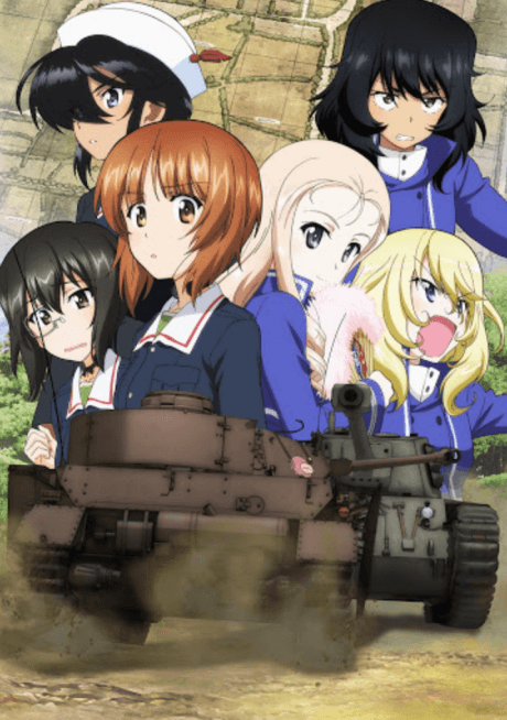 Pôster oficial do anime Girls und Panzer das Finale - Parte 2 em português