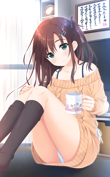 Pôster oficial do anime Onii-chan, Asa made Zutto Gyutte Shite! em português