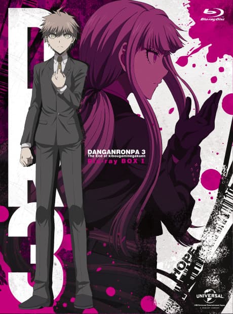 Pôster oficial do anime Danganronpa 3: Monokuma Gekijou em português