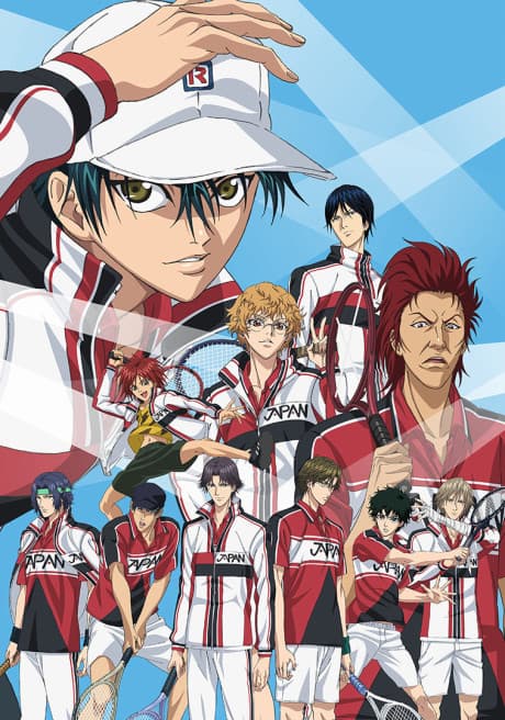 Pôster oficial do anime The Prince of Tennis II em português