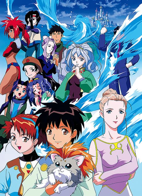 Pôster oficial do anime Ijigen no Sekai El-Hazard em português