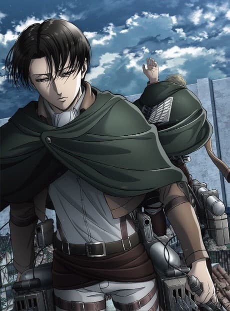 Pôster oficial do anime Shingeki no Kyojin: Chimi Kyara Gekijou - Rivai-han Parte 2 em português