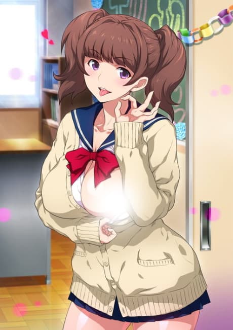 Pôster oficial do anime JK Fuuzoku Gakuensai em português