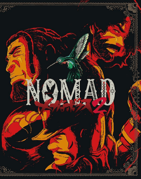 Pôster oficial do anime NOMAD: Megalo Box 2 - Hachidori to tabibito. em português