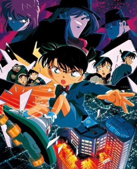 Pôster oficial do anime Detective Conan: Countdown to Heaven em português