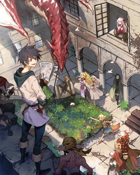 Pôster oficial do anime I'm Quitting Heroing: Remember, the Work Trip is First and Foremost a Learning Opportunity em português