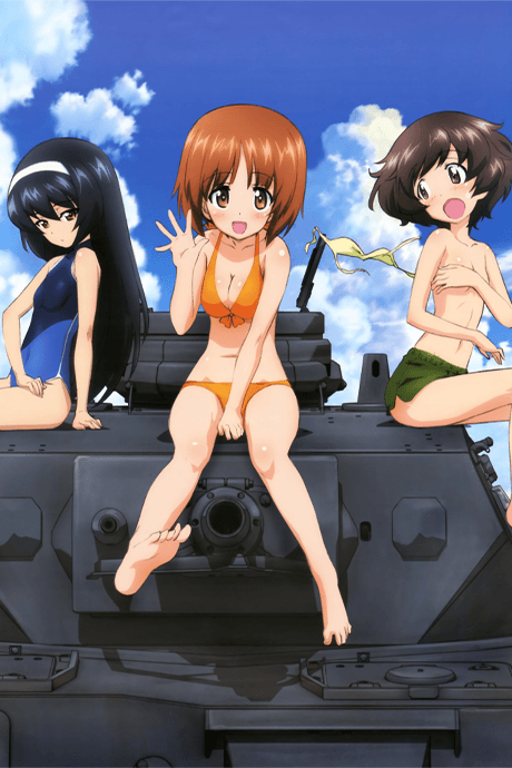Pôster oficial do anime Girls und Panzer OVA Series em português