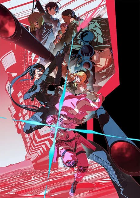 Pôster oficial do anime Sword Art Online Alternative: Gun Gale Online 2ª Temporada em português