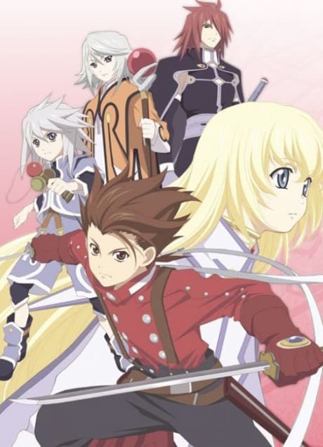 Pôster oficial do anime Tales of Symphonia: The Animation - Sylvarant Arc em português