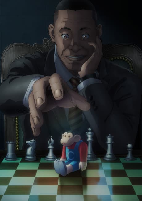 Pôster oficial do anime O Incidente de Darwin em português
