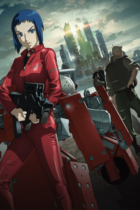Pôster oficial do anime Ghost in the Shell Arise: Limite 2 - Sussurros Fantasmas em português