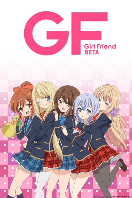 Pôster oficial do anime Girl Friend Beta em português