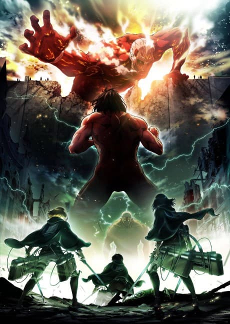 Pôster oficial do anime Attack on Titan 2ª Temporada em português