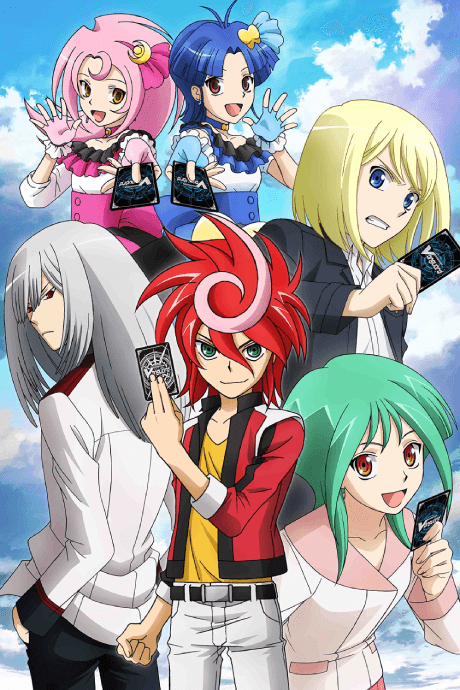 Pôster oficial do anime Cardfight!! Vanguard G GIRS Crisis em português