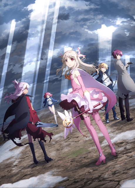 Pôster oficial do anime Fate/kaleid liner Prisma☆Illya 3rei!! em português