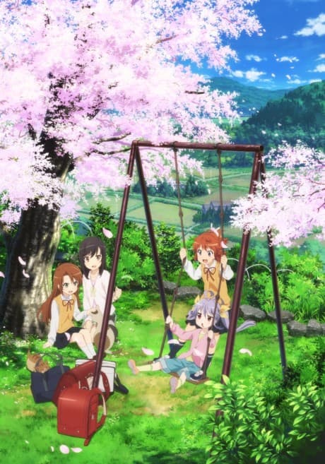 Pôster oficial do anime Non Non Biyori: Repeat - Hotaru ga Tanoshinda em português