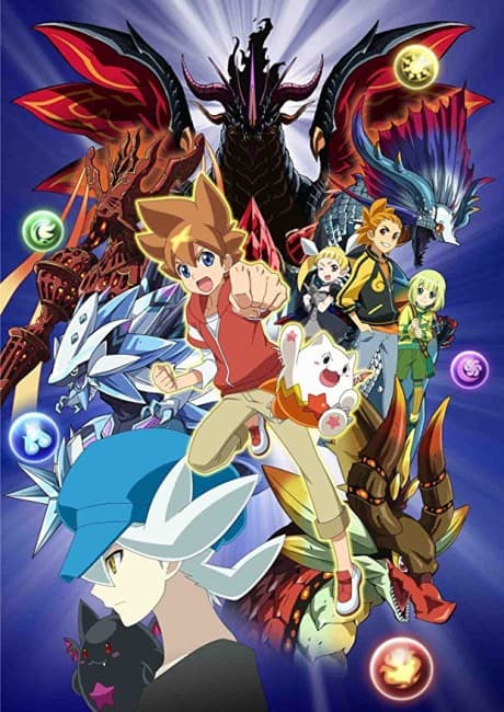 Pôster oficial do anime Puzzle & Dragons 10ª Temporada em português