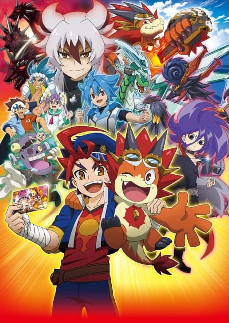 Pôster oficial do anime Future Card Buddyfight Triple D em português