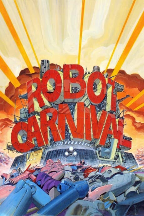 Pôster oficial do anime Robot Carnival em português