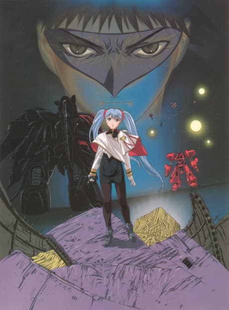 Pôster oficial do anime Martian Successor Nadesico: The Prince of Darkness em português