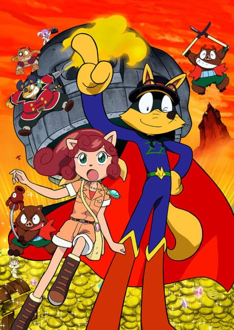Pôster oficial do anime Majime ni Fumajime Kaiketsu Zorori: Nazo no Otakara Daisakusen em português