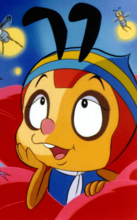 Pôster oficial do anime A Abelhinha Hutch em português