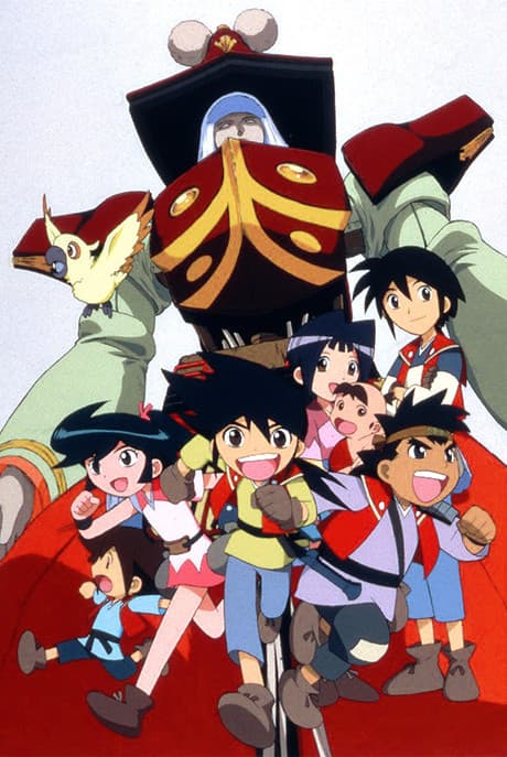 Pôster oficial do anime Hiwou War Chronicles em português
