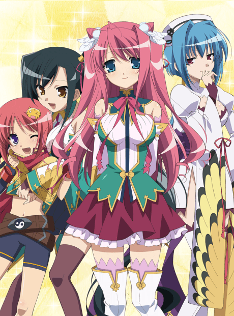 Pôster oficial do anime Donzelas Intankáveis em português