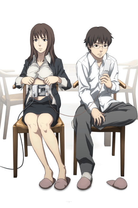 Pôster oficial do anime A Hora de Eve em português