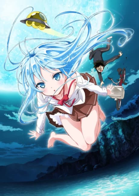 Pôster oficial do anime Denpa Onna to Seishun Otoko em português