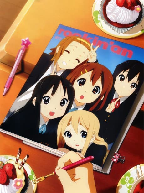 Pôster oficial do anime K-ON! 2ª Temporada: Plan! em português