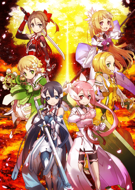Pôster oficial do anime Yuki Yuna is a Hero: The Hero Chapter em português