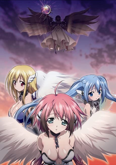 Pôster oficial do anime Heaven's Lost Property the Movie: The Angeloid of Clockwork em português