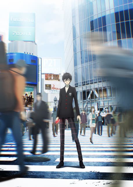 Pôster oficial do anime Persona 5 The Animation em português