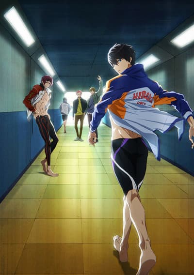 Pôster oficial do anime Free! -Dive to the Future-: Build-Up of Early Spring! em português