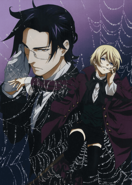 Pôster oficial do anime Black Butler 2ª Temporada em português