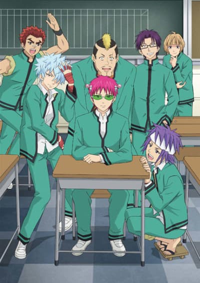 Pôster oficial do anime The Disastrous Life of Saiki K. 2ª Temporada em português