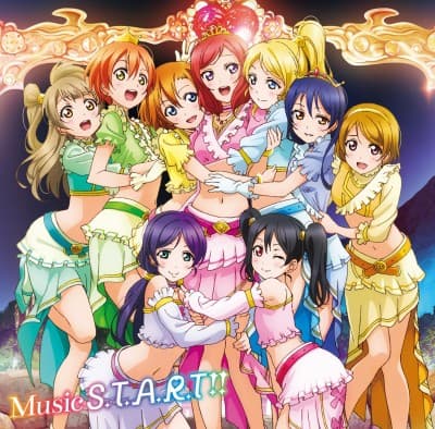 Pôster oficial do anime Music S.T.A.R.T!! em português