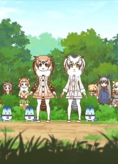 Pôster oficial do anime Animelo Summer Live 2017 x Kemono Friends em português