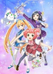 Pôster oficial do anime Mahou Shoujo? Naria Girls em português