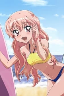 Pôster oficial do anime The Familiar of Zero: "Rondo" of Princesses - Seductive Beach em português