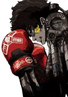 Pôster oficial do anime Megalo Box em português